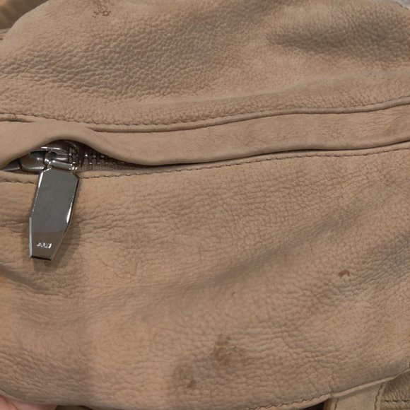 Alexandra Wang RARE color, suede tan backpack/should bag